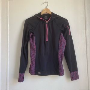Half-zip running / exercise jacket